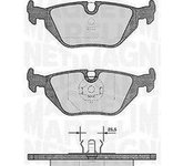 MAGNETI MARELLI Bremsbelagsatz, Scheibenbremse 363916060154