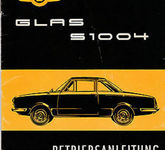 Betriebsanleitung Glas S1004 Mai 1962 Handbuch Bedienungsanleitung