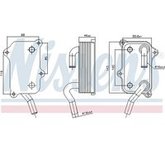 NISSENS Ölkühler, Motoröl 91317