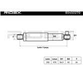 RIDEX Stoßdämpfer 854S0270 Federbein,Stossdämpfer RENAULT,KANGOO (KC0/1_),KANGOO Express (FC0/1_)