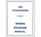 Ford Thunderbird 1965 Manual Schaltplan Bedienungsanleitung Restauration Wiring
