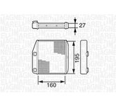 MAGNETI MARELLI Wärmetauscher, Innenraumheizung 350218227000