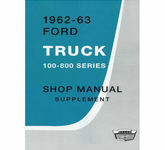 Buch Shop Manual Ford F100-F350 1962/63 Reparaturhandbuch F150 F250 PickUp Truck