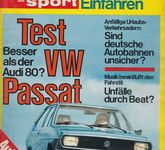 auto motor sport Heft 16 August 1973 Test VW Passat Ford Capri RS Gerstmann
