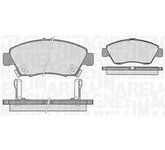 MAGNETI MARELLI Bremsbelagsatz, Scheibenbremse 363916060275