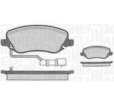 MAGNETI MARELLI Bremsbelagsatz, Scheibenbremse 363916060289