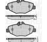 MAGNETI MARELLI Bremsbelagsatz, Scheibenbremse 363916060318