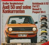 auto motor sport Heft 8 April 1975 Test Alfa Romeo Giulia Audi 50 Fiat 127 S