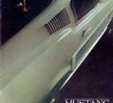 1968 Ford Mustang Prospekt Broschüre Verkaufsprospekt Dealer Sales Broschure