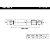 RIDEX Stoßdämpfer 854S0067 Federbein,Stossdämpfer VW,Caddy III Kombi (2KB, 2KJ, 2CB, 2CJ),Caddy III Kastenwagen (2KA, 2KH, 2CA, 2CH)