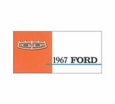 Neue Bedienungsanleitung Ford Full-Size 1967 Galaxie Fairlane Wagon Squire