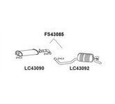 FAURECIA Endschalldämpfer FS43085