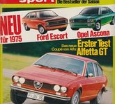 auto motor sport Heft 24 November 1974 Test Alfetta GT BMW 525 Alpina Volvo 145