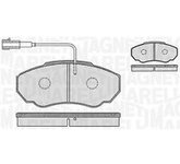 MAGNETI MARELLI Bremsbelagsatz, Scheibenbremse 363916060186