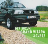 Prospekt Suzuki Grand Vitara September 2004 Technische Daten Ausstattung Preise