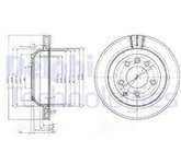 Delphi Bremsscheibe BG3775C