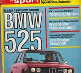 auto motor sport Heft 23 November 1973 Test Ford Capri RS BMW 525 Peugeot 504