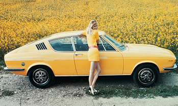  Vor 50 Jahren debütierte das Audi 100 Coupé  Foto: Audi
