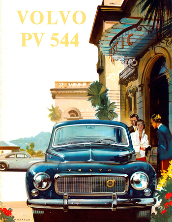Volvo PV544 in der Werbung  Foto: Volvo