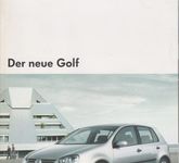 Prospekt VW Golf 5 Modell 2004 Technische Daten Ausstattungen Preise