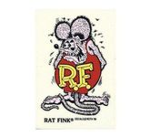 Großer Rat Fink Aufkleber in rosa Custom Big Daddy V8 Mooneyes Hot Rod Race Kult