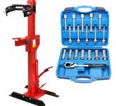 18 tlg. Stossd&auml;mpfer Werkzeug Satz Federbein 1/2 Antrieb + Federbeinspanner 1 Tonne
