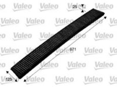 Filter, Innenraumluft 'VALEO PROTECT' | Valeo, Breite: 125 mm, Höhe: 25 mm Länge: 671 mm
