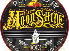 Aufkleber Moonshine Fuel Hillbilly Prohibition Rock´n Roll Race Customer Alkohol
