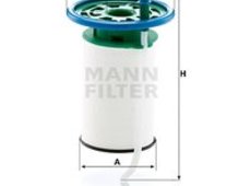 Kraftstofffilter | Mann-Filter, Außendurchmesser 1: 90 mm, Höhe: 146 mm Innendurchmesser: 23 mm