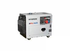 Diesel Stromerzeuger Hyundai 6KW Full Power - AVR schallgedämpft Neu