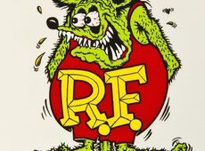 Rat Fink Aufkleber Pinstrip Hot Rod Rat Rod Kustoms Racer Vintage Oldschool Roth