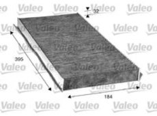 Filter, Innenraumluft 'VALEO PROTECT' | Valeo, Breite: 184 mm, Höhe: 32 mm Länge: 395 mm