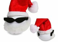 Cooler Antennenball als Santa Claus  Weihnachtsmann X-Mas Christmas