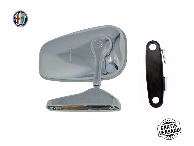 T 252 Ren 2 Exterior Mirror Oval Spider Alfa Romeo 105 115