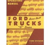 1950 Ford F1 F2 F3 PickUp Bedienungsanleitung Owners Manual Anleitung Buch