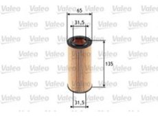 Ölfilter | Valeo, Außendurchmesser: 65 mm, Höhe: 135 mm Innendurchmesser 1: 31,5 mm