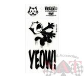 Felix the Cat YEOW! Aufkleber Sticker Decal Kater NY Yankees Cartoon Chevrolet