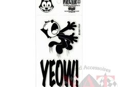 Felix the Cat YEOW! Aufkleber Sticker Decal Kater NY Yankees Cartoon Chevrolet