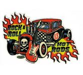 Aufkleber Strat Rod Vince Ray Hot Rod Kuston Car  Rock´n Roll Race Speedway Cool