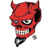 Aufkleber Devil´s Skull von Forbes Teufel 666 Hell Gehörnte Hölle Luzifer Dämon