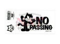 Felix the Cat NO PASSING Aufkleber Sticker Decal Kater Yankee Cartoon Chevrolet