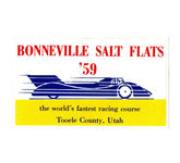 Aufkleber "Bonneville Salt Flat '59" Racing Hot Rod Custom Mooneyes SoCal Utah