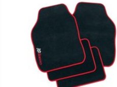 Fußmatten Universal Rand Rot Material Polyester | Petex