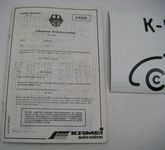 Betriebserlaubnis ABE 35009 KBA Kamei Frontspoiler 44225 VW Scirocco I Typ 53