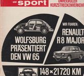 auto motor sport Heft 16 8.August 1964 Ford 17M Renault R8 Major Ford 12M Rallye