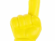  Cooler Comic Antennenball Zeigefinger Mickey gelbe Hand "Idee!!" antenna topper