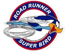 Road Runner SUPER BIRD Aufkleber Sticker Decal Mooneye Wild Coyote Comic Cartoon