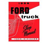 Buch Shop Manual Ford F100 - F350 1956 Reparaturhandbuch F150 F250 F200 V8 Truck