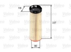 Luftfilter | Valeo, Außendurchmesser 1: 118 mm, Form: rund Gewicht: 0,46 kg