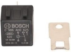 Relais, Kühlerlüfter | Bosch, Farbe: schwarz, Nennstrom: 30 A Pol-Anzahl: 5
